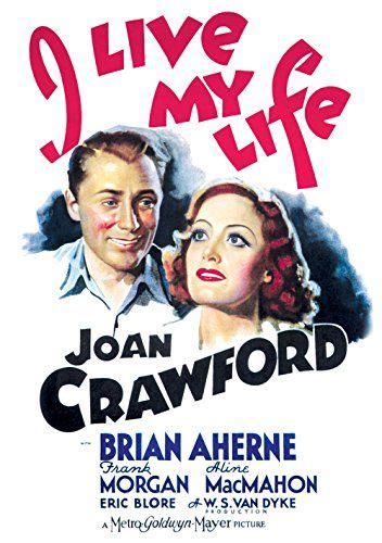 I Live My Life 1935 Joan Crawford Old Movie Poster Frank Morgan