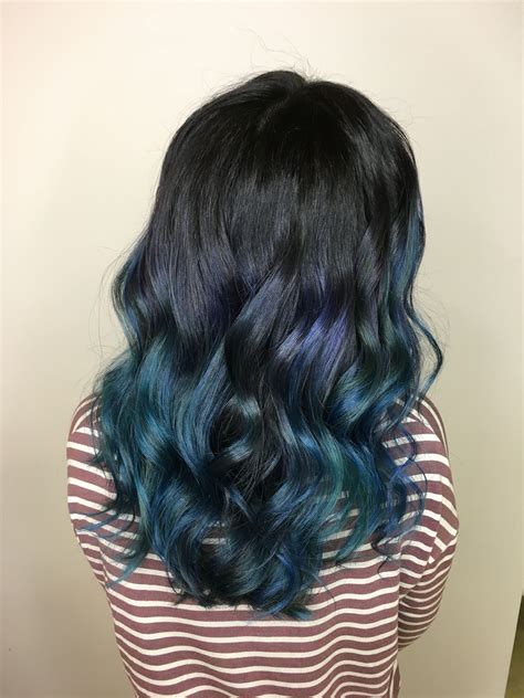 Indigocobalt Blue Balayage Tame Cobalt Blue Hair Inspo New Hair