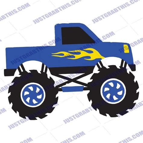 Free Free 87 Outline Monster Truck Svg SVG PNG EPS DXF File