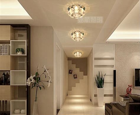 You could get multiple lamps on three or more arms extending from the bottom of the fan. 3w bedroom led Crystal ceiling lamps for home modern ...