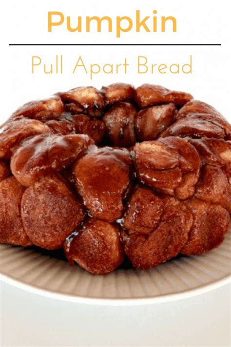 Pumpkin Spice Pull Apart Bread Filled With Cream Cheese A Day In