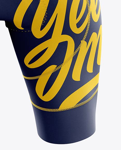 Download Men's Cycling Shorts v2 mockup (Back View) in Apparel ...