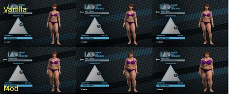 Muscle And Fat Body Slider Extension With Optional Breast Slider Extension Saints Row Mods