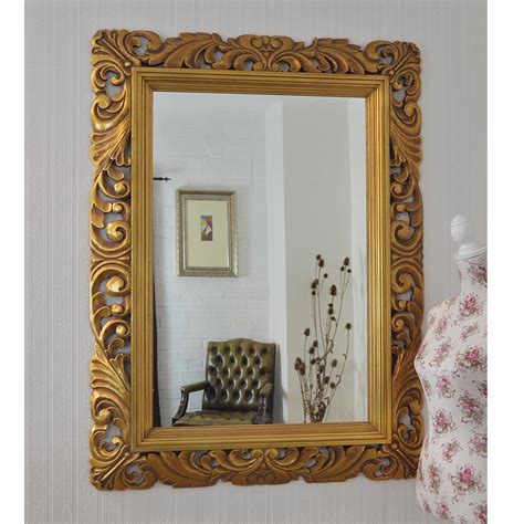Ornate Framed Gold Antique French Style Wall Mirror French Mirrors From Homes Direct 365 Uk
