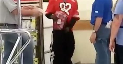 Hilarious Moment Brazen Shoplifter Gets Caught Stealing An Entire Frozen Meat Section In His