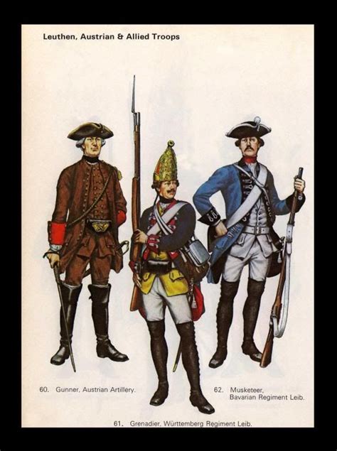 44 Best Seven Years War Austrian Uniforms 1755 1764 Images On