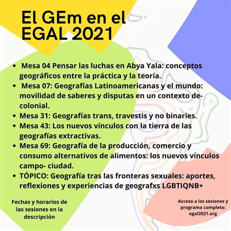 Encuentro De Geograf As De Am Rica Latina Geograf As Emergentes