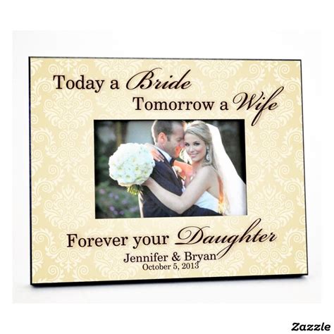 Personalized Wedding Picture Frame For 4x6 Photo Zazzle