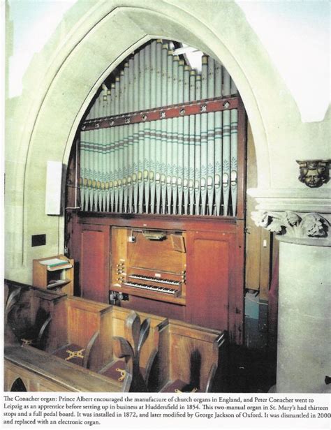 Wheatley Village Archive Organ In St Marys Church 1872 2000
