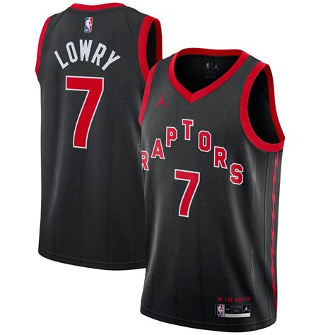 Mens Jordan Brand Kyle Lowry Black Toronto Raptors 202021 Swingman