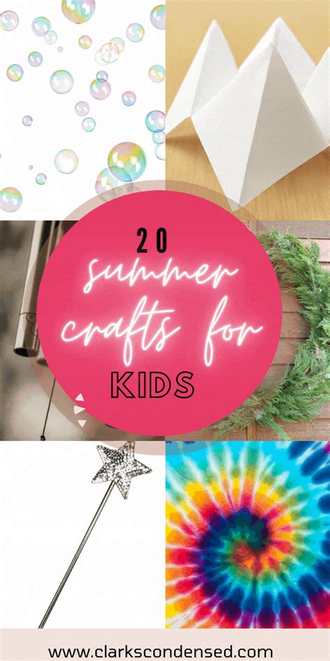20 Easy Summer Craft Ideas To Do With Your Kids