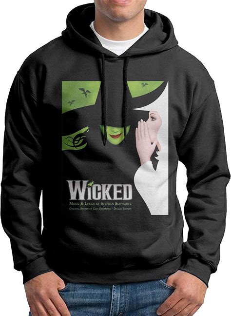 Xinshous Wicked The Musical Mens Pullover Hooded