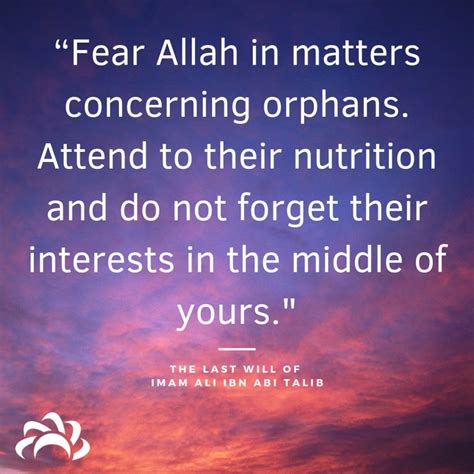 Fear Allah In Matters Concerning Orphans POiSON WORLD
