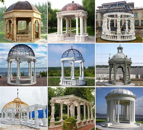 We are manufacturer and specialized in wood material supplies and wooden production, main products about wood house, villa. Grand Classical Greek Style White Marble Pavilion Gazebo ...