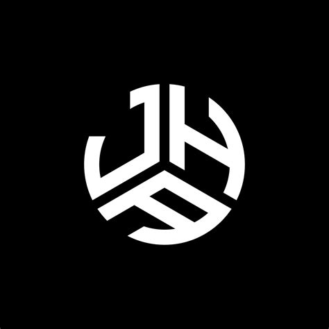 Jha Letter Logo Design On Black Background Jha Creative Initials Letter Logo Concept Jha