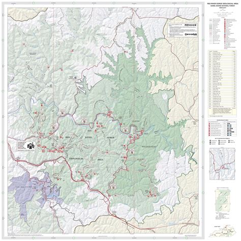 Red River Gorge Topo Map Maplets