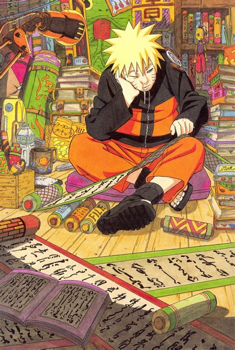 Naruto Illustration By Masashi Kishimoto Mangaka Masashi Kishimoto