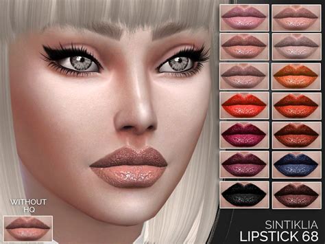 Big Volume Of Lips Found In Tsr Category Sims 4 Female Lipstick