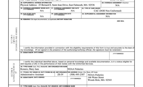 learn how to fill the dd form 1172 application for identification card deers enrollment otosection