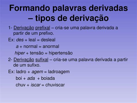 Palavras Derivadas De Vidro