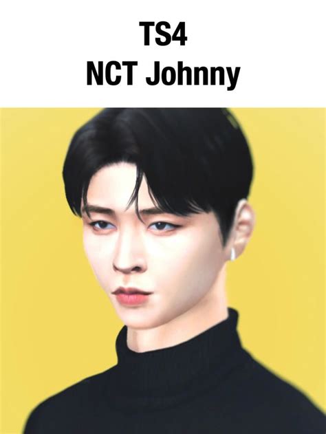 Nct Johnny Sims Sims 4 Hair Male The Sims 4 Skin Asian Eyebrows