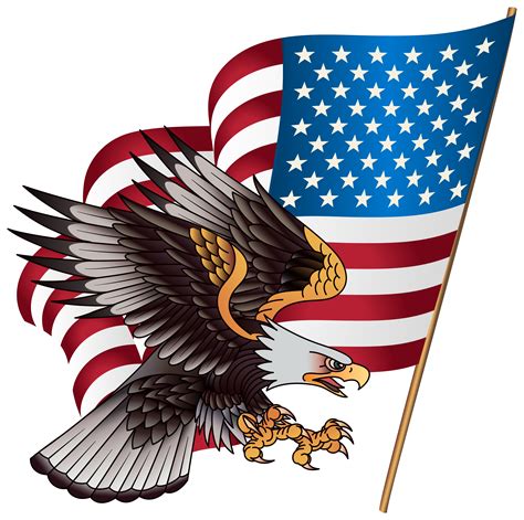United States Clipart American Flag Eagle United States