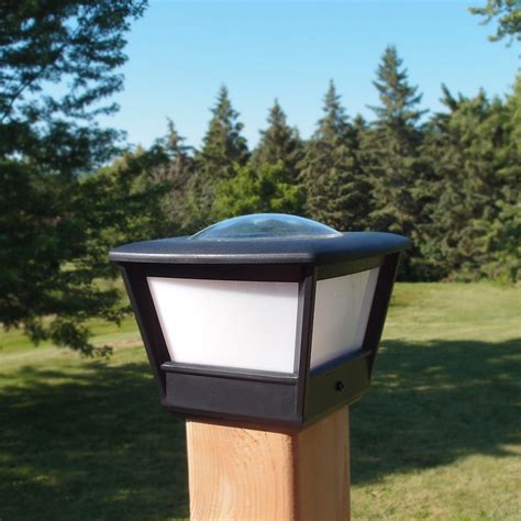 Solar fence lights are a fantastic way to spruce up the appearance of your yard. 4x4 Fence Post Solar Light by Free-Light. 4x4 Post Cap ...