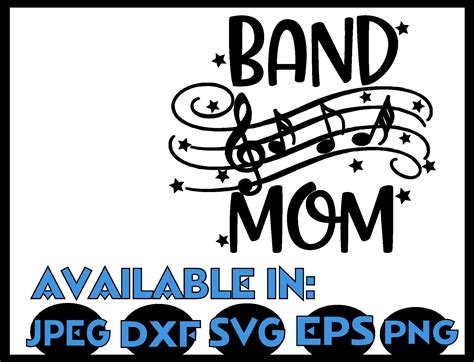 Band svg DXF JPEG Silhouette Cameo Cricut Marching Band