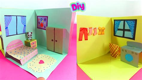 Como Hacer Una Casa De Papel How To Make A Paper House Youtube