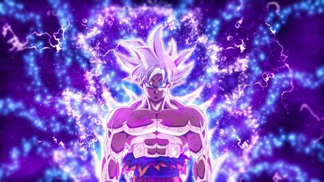 Son Goku Ultra Instinct Power Lights Background 1 Hour Goku
