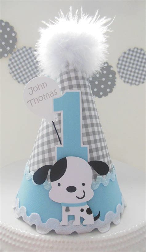 Puppy Dog Birthday Party Hat Dog Party Hat Puppy Party Hat Puppy Theme
