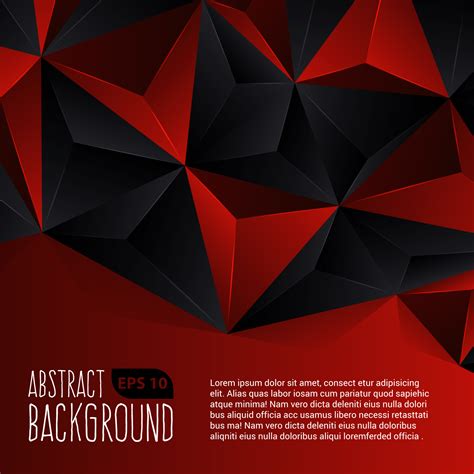 Black And Red Abstract Background 212677 Vector Art at Vecteezy