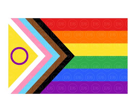 Lgbtq Intersex Inclusive Flag Svg Rainbow Flag Svg Lgbt Etsy Ireland