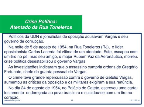 PPT Governos Populistas No Brasil PowerPoint Presentation ID