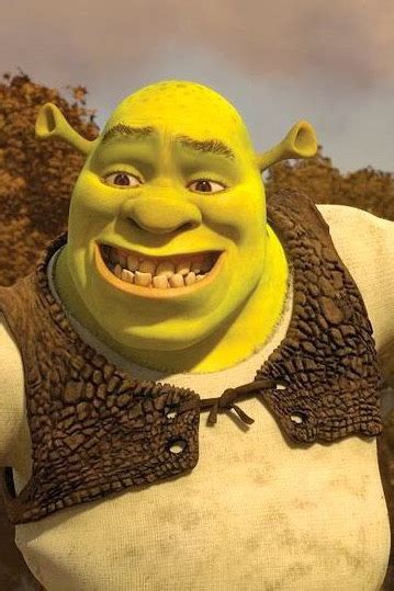 Smiling Shrek Blank Template Imgflip