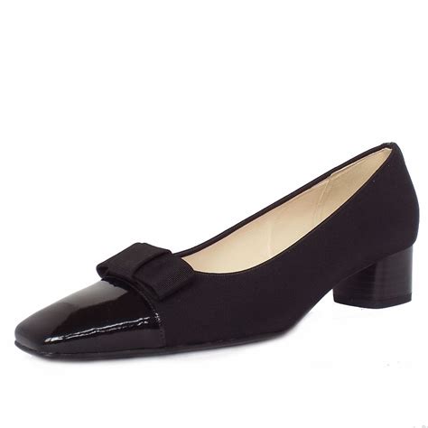 For an effortless, everyday choice, just stock your. Peter Kasier Beli | Women's Black Low Heel Court Shoes ...