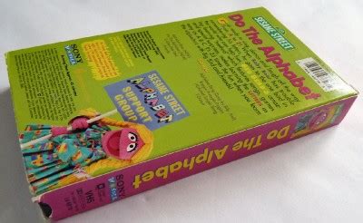 The vhs tape is designed to encourage participation from the viewer. SESAME STREET ~ "DO THE ALPHABET" ~ VHS ~ VIDEO | eBay