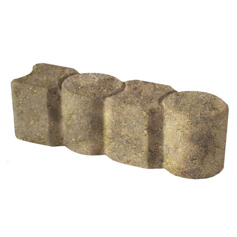 Shop Tanbrown Concrete Straight Edging Stone Common 3 In X 12 In