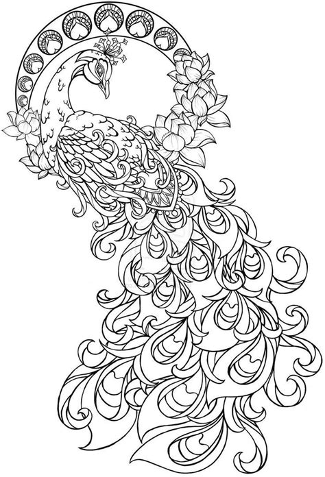 You may also furnish details as your child gets engrossed. Cool Coloring Pages For Adults Peacock - Coloring Home