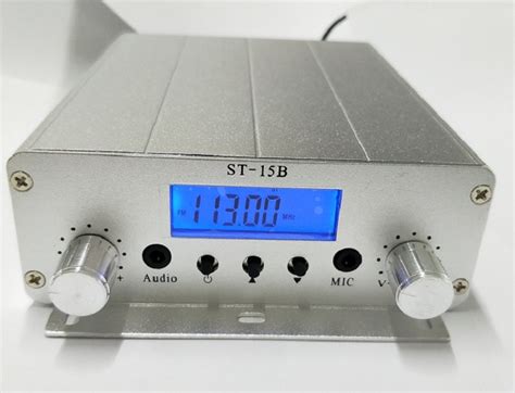 Fm Zender 15 Watt Fmu Ser St 15b Stereo Pll Uitzending Radio Met 76 Mhz