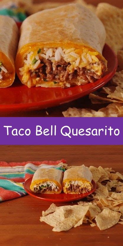 Mexican recipes, dishes and ideas from tablespoon. Taco Bell Quesarito in 2020 | Quesarito recipe, Beef ...