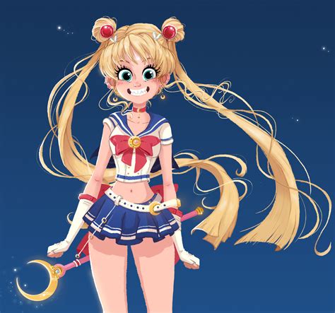 Sailor Moon Usagi Tsukino Character Redesign Design