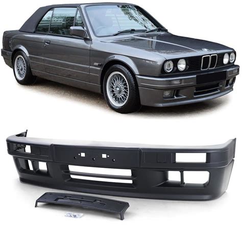 Bmw E30 83 91 Front Bumper With Skirt M Technic Ii Abs Plastic In