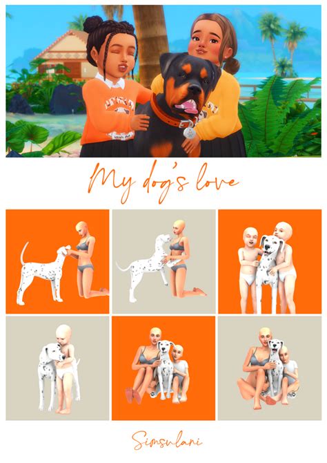 215 Pose Pack My Dogs Love Simsulani On Patreon In 2022 Sims 4