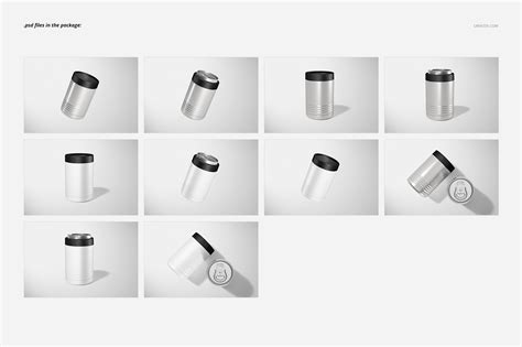 Download Beverage Can Holder Cooler Mockup Beverage Can Holder on Behance