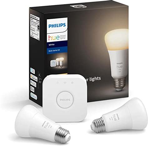 Philips Hue White A19 60w Equivalent Dimmable Led Smart Bulb Starter