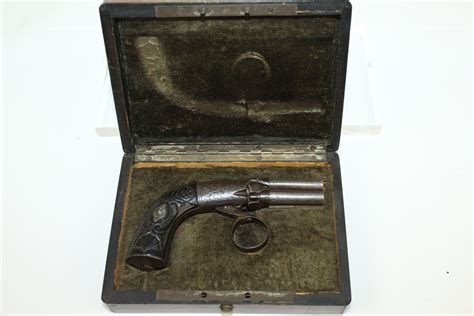 Mariette Brevete Liege Belgium Revolver Antique Firearm 001 Ancestry Guns