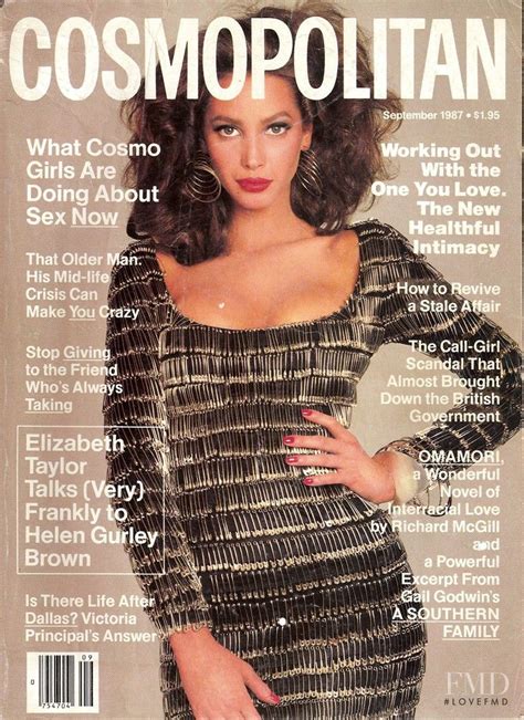Cover Of Cosmopolitan Usa With Christy Turlington September 1987 Id 15518 Magazines The