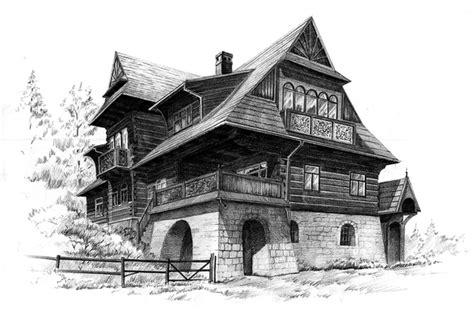 Here we learn simple house drawing and how to draw a house step by step. 50 Amazing Pencil Drawings - Hative