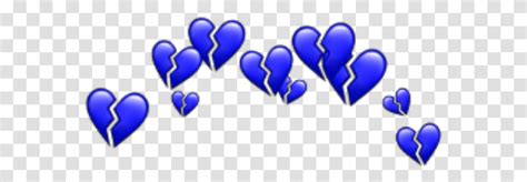 Blue Heart Hearts Heartcrown Crown Heartbroken Broken Heart Sad Faces